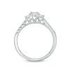 Thumbnail Image 5 of 1/2 CT. T.W. Diamond Past Present Future® Engagement Ring in 10K White Gold