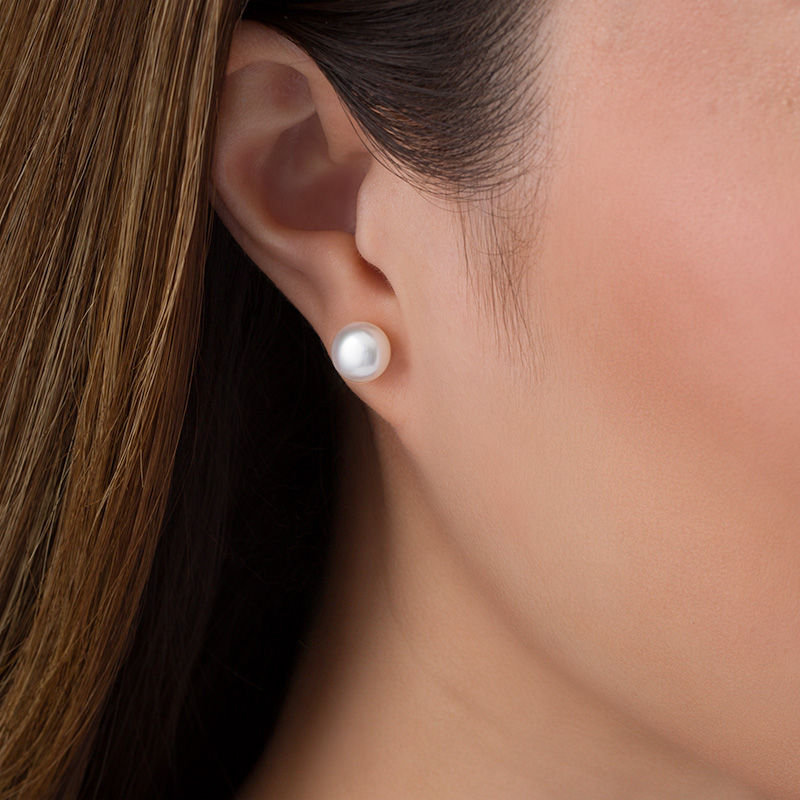 Zales shop pearl earrings