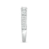 Thumbnail Image 4 of 1 CT. T.W. Diamond Three Stone Two Row Engagement Ring in 10K White Gold