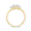 Thumbnail Image 5 of 1/2 CT. T.W. Diamond Three Stone Engagement Ring in 10K Gold