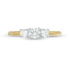 Thumbnail Image 6 of 1/2 CT. T.W. Diamond Three Stone Engagement Ring in 10K Gold