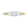 Thumbnail Image 5 of 1/2 CT. T.W. Diamond Three Stone Engagement Ring in 10K Gold