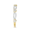 Thumbnail Image 4 of 1/4 CT. T.W. Diamond Alternating Heart Stackable Band in 10K Gold