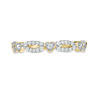 Thumbnail Image 5 of 1/4 CT. T.W. Diamond Alternating Heart Stackable Band in 10K Gold