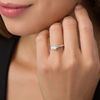 Thumbnail Image 3 of 1 CT. T.W. Diamond Past Present Future® Engagement Ring in 14K White Gold