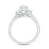 Thumbnail Image 4 of 1 CT. T.W. Diamond Past Present Future® Engagement Ring in 14K White Gold