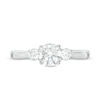 Thumbnail Image 6 of 1 CT. T.W. Diamond Past Present Future® Engagement Ring in 14K White Gold