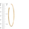Thumbnail Image 1 of 60.0mm Diamond-Cut Hoop Earrings in 14K Gold