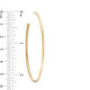 Thumbnail Image 2 of 60.0mm Diamond-Cut Hoop Earrings in 14K Gold