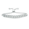 Thumbnail Image 1 of 1/5 CT.T.W. Diamond Vertical Bar Bolo Bracelet in Sterling Silver - 9.5&quot;