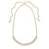 Thumbnail Image 1 of 1 CT. T.W. Diamond Interlocking Curb Link Bolo Necklace in 10K Gold - 26"