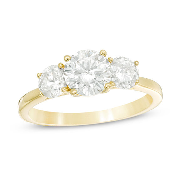 1-3/4 CT. T.w. Diamond Past Present FutureÂ® Engagement Ring in 14K Gold