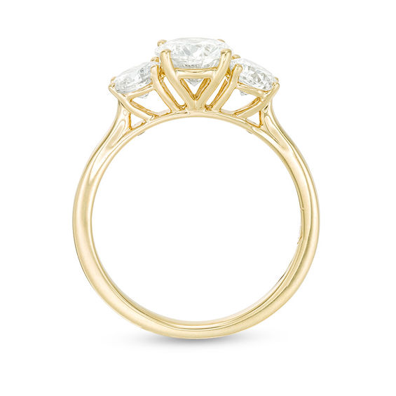 1-3/4 CT. T.w. Diamond Past Present FutureÂ® Engagement Ring in 14K Gold