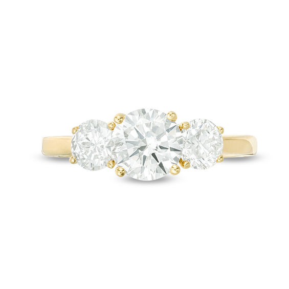 1-3/4 CT. T.w. Diamond Past Present FutureÂ® Engagement Ring in 14K Gold