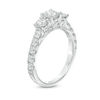 Thumbnail Image 2 of 1-1/2 CT. T.W. Diamond Past Present Future® Engagement Ring in 10K White Gold