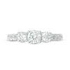 Thumbnail Image 6 of 1-1/2 CT. T.W. Diamond Past Present Future® Engagement Ring in 10K White Gold