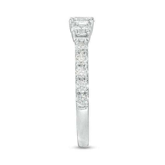 1-1/2 CT. T.w. Diamond Past Present FutureÂ® Engagement Ring in 10K White Gold