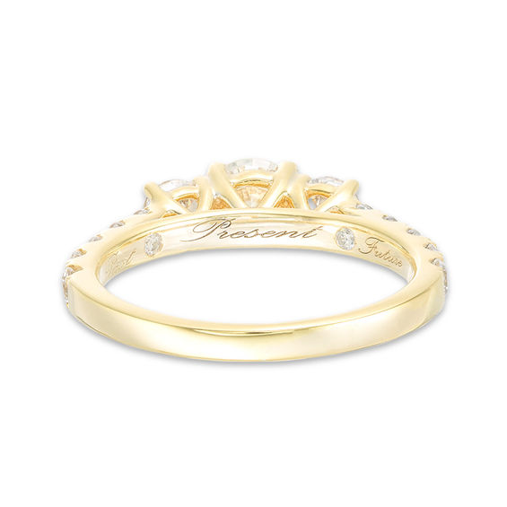 1-1/2 CT. T.w. Diamond Past Present Future® Engagement Ring in 10K Gold