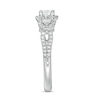 Thumbnail Image 7 of 7/8 CT. T.W. Diamond Past Present Future® Frame Engagement Ring in 14K White Gold