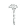 Thumbnail Image 2 of 1 CT. T.W. Pear-Shaped Diamond Double Frame Split Shank Engagement Ring in 14K White Gold