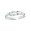 Thumbnail Image 0 of 1-1/4 CT. T.W. Diamond Five Stone Engagement Ring in 14K White Gold