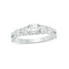 Thumbnail Image 1 of 1-1/4 CT. T.W. Diamond Five Stone Engagement Ring in 14K White Gold