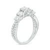 Thumbnail Image 2 of 1-1/4 CT. T.W. Diamond Five Stone Engagement Ring in 14K White Gold