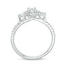 Thumbnail Image 4 of 3/4 CT. T.W. Diamond Past Present Future® Frame Engagement Ring in 14K White Gold