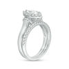 Thumbnail Image 3 of 1 CT. T.W. Marquise Diamond Frame Collar Bridal Set in 14K White Gold