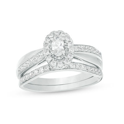 FB Jewels 14k White Gold Genuine Birthstone Solitaire Oval Gemstone And Diamond Wave Wedding Engagement Statement Ring FB Jewels 14k White Gold Genuine Birthstone Solitaire Oval Gemstone And Diamond Wave Wedding Engagement Statement Ring
