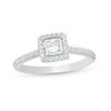 Thumbnail Image 0 of 1/3 CT. T.W. Princess-Cut Diamond Frame Engagement Ring in 10K White Gold