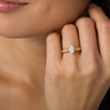 Thumbnail Image 1 of 1-1/2 CT. T.W. Oval Diamond Pavé Engagement Ring in 14K Gold