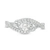 Thumbnail Image 3 of 3/4 CT. T.W. Diamond Bypass Leaf-Sides Engagement Ring in 14K White Gold