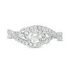Thumbnail Image 4 of 3/4 CT. T.W. Diamond Bypass Leaf-Sides Engagement Ring in 14K White Gold