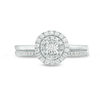 Thumbnail Image 4 of 1/4 CT. T.W. Diamond Double Frame Bridal Set in 10K White Gold