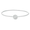Thumbnail Image 1 of 1/4 CT. T.W. Composite Diamond Flex Swirl Bangle in 10K White Gold