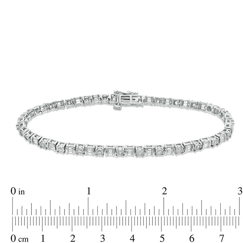 Diamond Tennis Bracelet in 14k White Gold (1 ct. tw.)