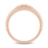 Thumbnail Image 3 of Enchanted Disney Princess 1/3 CT. T.W. Diamond Heart-Top Tiara Ring in 10K Rose Gold