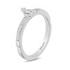 Thumbnail Image 2 of Enchanted Disney Cinderella 1/10 CT. T.W. Diamond Carriage Ring in Sterling Silver