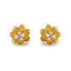 Thumbnail Image 2 of Enchanted Disney Tiana Diamond Accent Water Lily Stud Earrings in 10K Gold