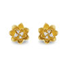 Thumbnail Image 1 of Enchanted Disney Tiana Diamond Accent Water Lily Stud Earrings in 10K Gold