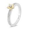 Thumbnail Image 2 of Enchanted Disney Tinker Bell 1/10 CT. T.W. Diamond Star Ring in Sterling Silver and 10K Gold