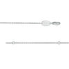 Thumbnail Image 3 of Vera Wang Love Collection 1/5 CT. T.W. Diamond Lock Necklace in Sterling Silver - 19"