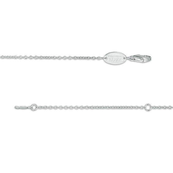 Vera Wang Love Collection 1/5 CT. T.w. Diamond Lock Necklace in Sterling Silver - 19"