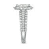 Thumbnail Image 4 of 1-1/3 CT. T.W. Marquise Diamond Frame Three Row Engagement Ring in 14K White Gold