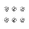 Thumbnail Image 2 of Black Hills Gold Mother's Birthstone and Rose Heart Pendant (1-6 Stones)