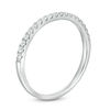 Thumbnail Image 3 of 1/4 CT. T.W. Diamond Ribbon Wedding Band in 10K White Gold