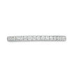 Thumbnail Image 4 of 1/4 CT. T.W. Diamond Ribbon Wedding Band in 10K White Gold