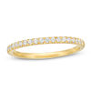 Thumbnail Image 1 of 1/4 CT. T.W. Diamond Ribbon Wedding Band in 10K Gold