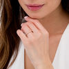 Thumbnail Image 2 of 1/4 CT. T.W. Diamond Ribbon Wedding Band in 10K Gold